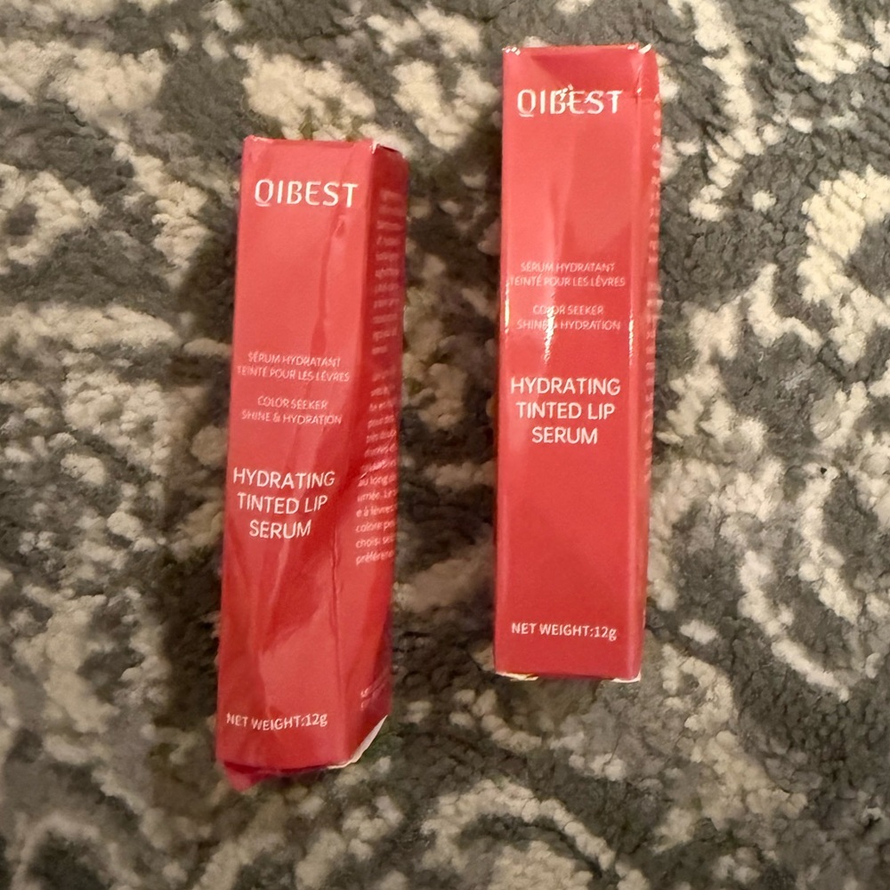 Qibest Hydrating Tinted Lip Serum (Set of 2)